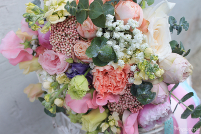 Букет невесты & Бутоньерка № 1338