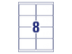 Этикетки А4 всепогодные Avery Zweckform, белый полиэстер, 99.1x67.7мм, 8шт/л, L4715-20