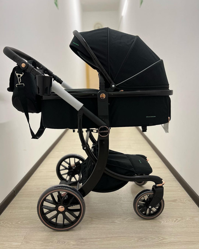 Детская коляска 3 в 1 Luxmom 601A Черный