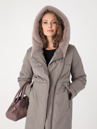 Пальто 24414 капучино ЗИМА