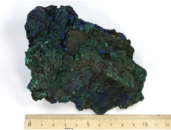 Азурит, Малахит, Азуромалахит, коллекционный образец, Россия (107*95*65 мм, 742 г) №20640