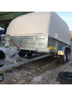 Прицеп ЛАВ-81013A с пластиковой крышкой