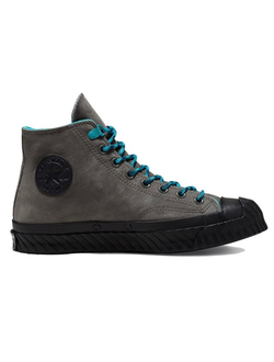 Кеды Converse Bosey Water Repellent Chuck Taylor 70 серые высокие кожаные