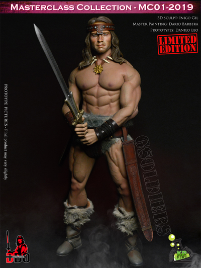 Конан-варвар, Шварценеггер Коллекционная ФИГУРКА 1/6 scale Conan the Barbarian MC01 Kaustic Plastik
