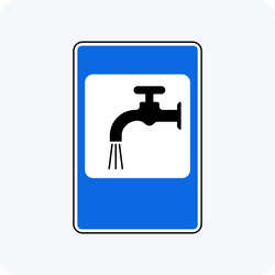 Дорожный знак 7.8 Питьевая вода