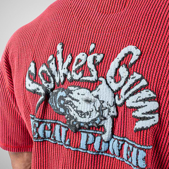Размахайка 2145-406 Legal Power  Rag Top Spikes Arcade Stonewashed Boston красный камень