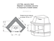 Размеры для переделки углового открытого камина в закрытый с помощью каминной кассеты Jotul c24