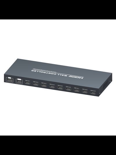 DE/VT-VW33 Контроллер видеостены 4К 3x3 (9 выходов для мониторов 4К) с входом HDMI/DP/Type-C и поворотом на 180 градусов