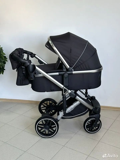 Детская коляска 3 в 1 Luxmom F2A Черный