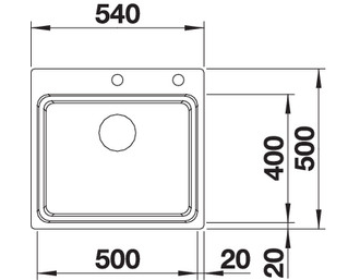Мойка Blanco ETAGON 500-IF/A