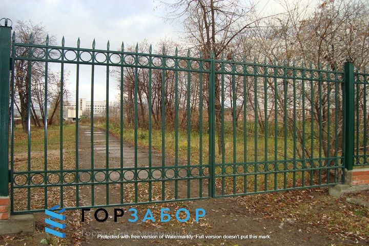 Цены на сварной металлический забор в Москве и МО Цена на металлический сварной забор