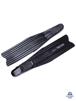 Ласты длинные 47/48 Marlin TRITON black сред.жестк. XXL