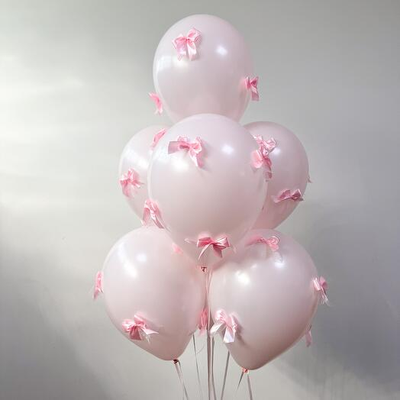 Шар Премиум 33 см с бантиками