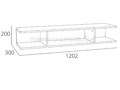 Полка навесная SUMMIT (Саммит)-011.92Х