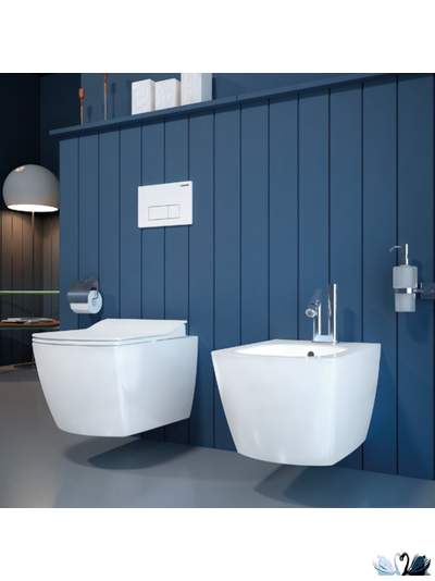 Унитаз Creavit Elegant EG321-11CB00E-0000 с сиденьем микролифт, подвесной, безободковый