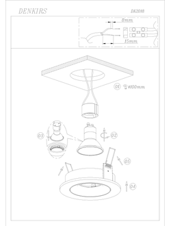 Светильник Denkirs DK3491-WB