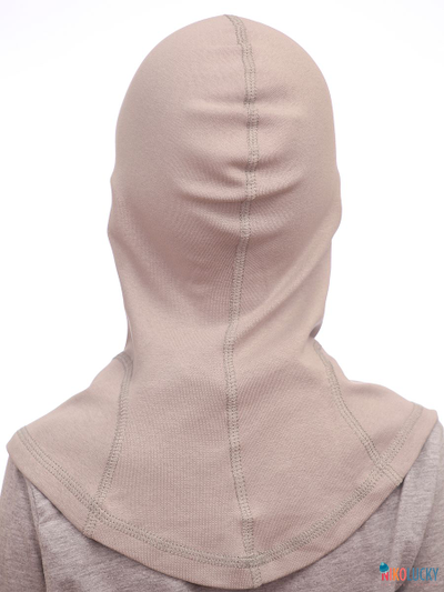 Шапка-шлем 23301-02 95%хлопок 5%лайкра, серый гранит 52-54