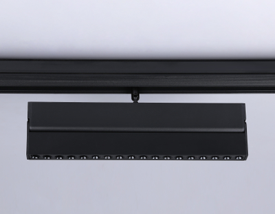 Светильник светодиодный трековый для шинопровода Magnetic GL 4081 BK черный 18W 4200K 48V 24° 325*22*45