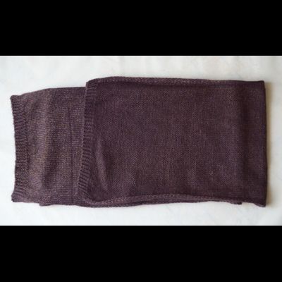 Сливовый вязаный шарф Италия Vizio 5848 Violosa