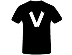 Футболка V Черная