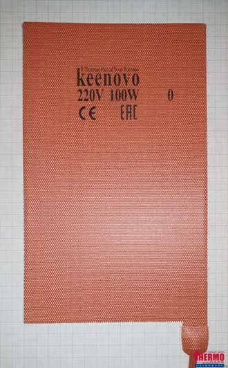 Гибкая нагревающая пластина 100 Вт 220 В (250х150) (терм.1) Keenovo (ВНЕШНИЙ ДАТЧИК ТЕМПЕРАТУРЫ НА 0 ГРАДУСОВ ПО ЦЕЛЬСИЮ (ПОРОГ ВКЛЮЧЕНИЯ -5/+5 ГРАД)