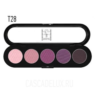 T28 Make-up Atelier Paris, Тени палитра 5 цветов