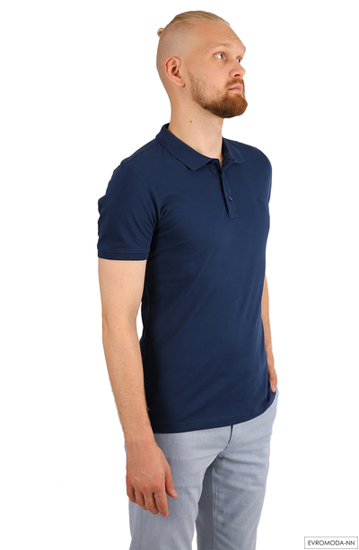 Поло мужское синее LUXOR (р.XXL)