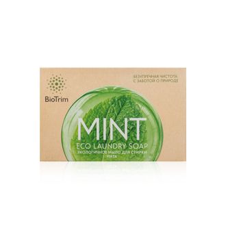 Экологичное мыло BioTrim Eco Laundry Soap MINT для стирки с запахом мяты