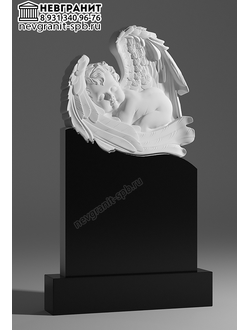 Памятник   на могилу младенцу ангелочек 206дг