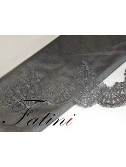 Кружевной край 15см черный