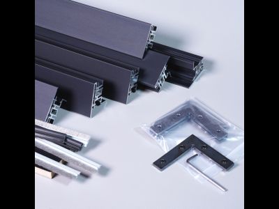 P-kit-APE125-150 анод. черный для проёма до 1000х2400 мм