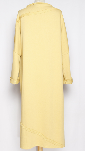 ПЛАТЬЕ БОХО "Молния плотное" вишня, жёлтое р.46-52