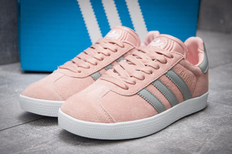 Adidas Gazelle Светлый персиковый с серым женские (36-41) Арт. 286F-A