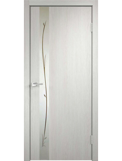 Дверь SMART Z1 (СМАРТ Z1) ПО, дуб белый