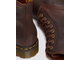 Dr Martens 1460 Waxed Full Grain Leather Lace Up Boots Brown