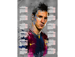 Календарь настенный Лионель Месси, Lionel Messi №7