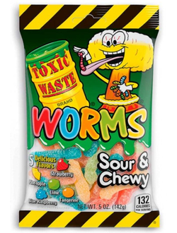 Токсик Жевательный мармелад "Вормс" 142гр (12)*6