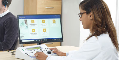 Работа с аудиометром Amplivox 270 Ампливокс 270