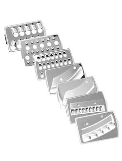 Комплект терок 7 шт. для комбайна Normann AFP-945, 947, 951