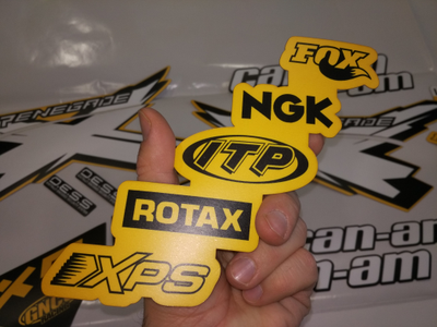 Наклейки на квадроцикл Can-am BPR Renegade defoult #790-4