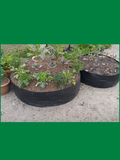 Клумба большая 220 л. Умная тканевая клумба Гроубэг