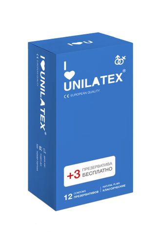 Презервативы UNILATEX  КЛАССИЧЕСКИЕ 15шт