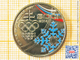 Монета-жетон Sochi-2014 цветная Словакия (ПОД ЗАКАЗ!)