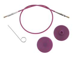 KNITPRO тросик для съемных спиц фиолетовые