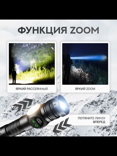 Мощный Ручной Фонарь