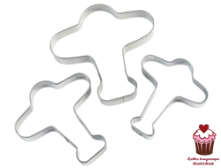 Набор вырубок Самолет, 3 шт.