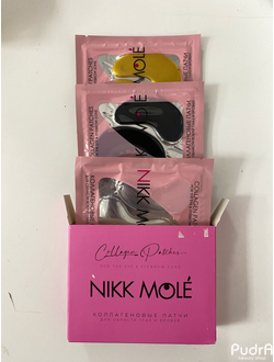 NIKK MOLE Коллагеновые патчи для области глаз и бровей 