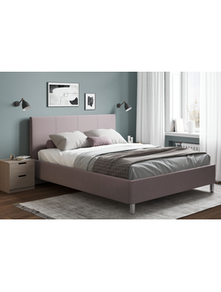 Кровать односпальная, двуспальная, MyCloud Флокс с подъемным механизмом, бельевым ящиком, мягкое изголовье, квадратная спинка, ножки под робот пылесос