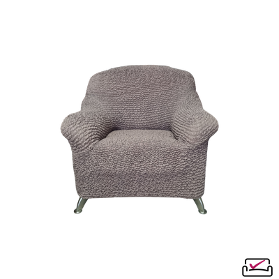 Чехол на кресло Микрофибра Капучино. Защита мягкой мебели от животных.