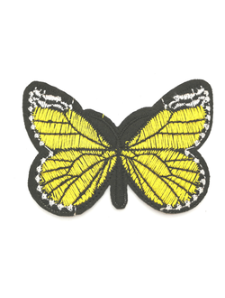 Термоаппликация бабочка большая 6, 80*60 мм